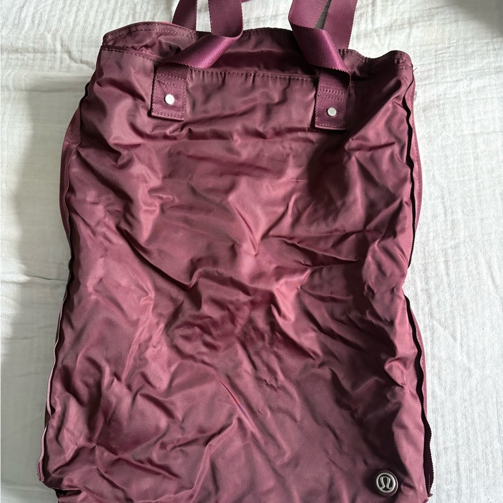 lululemon athletica Burgundy Tote Bag